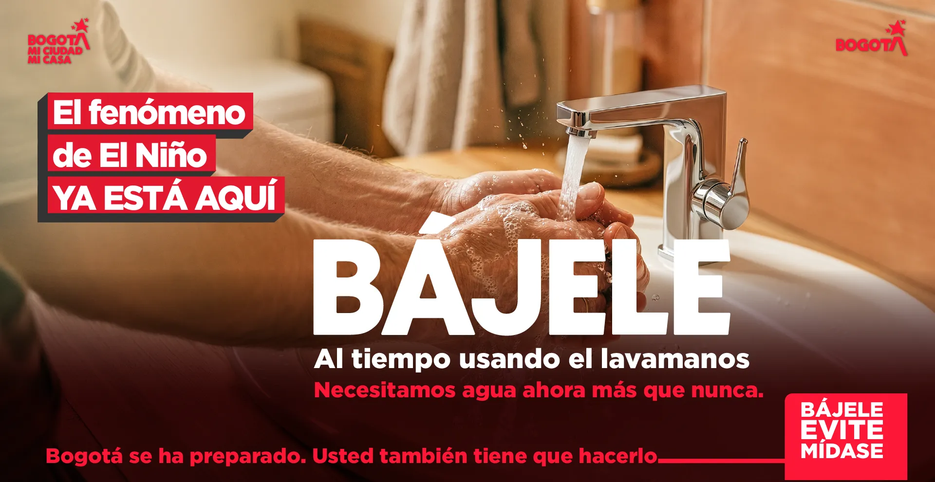Fenómeno del Niño: cuidado del agua
