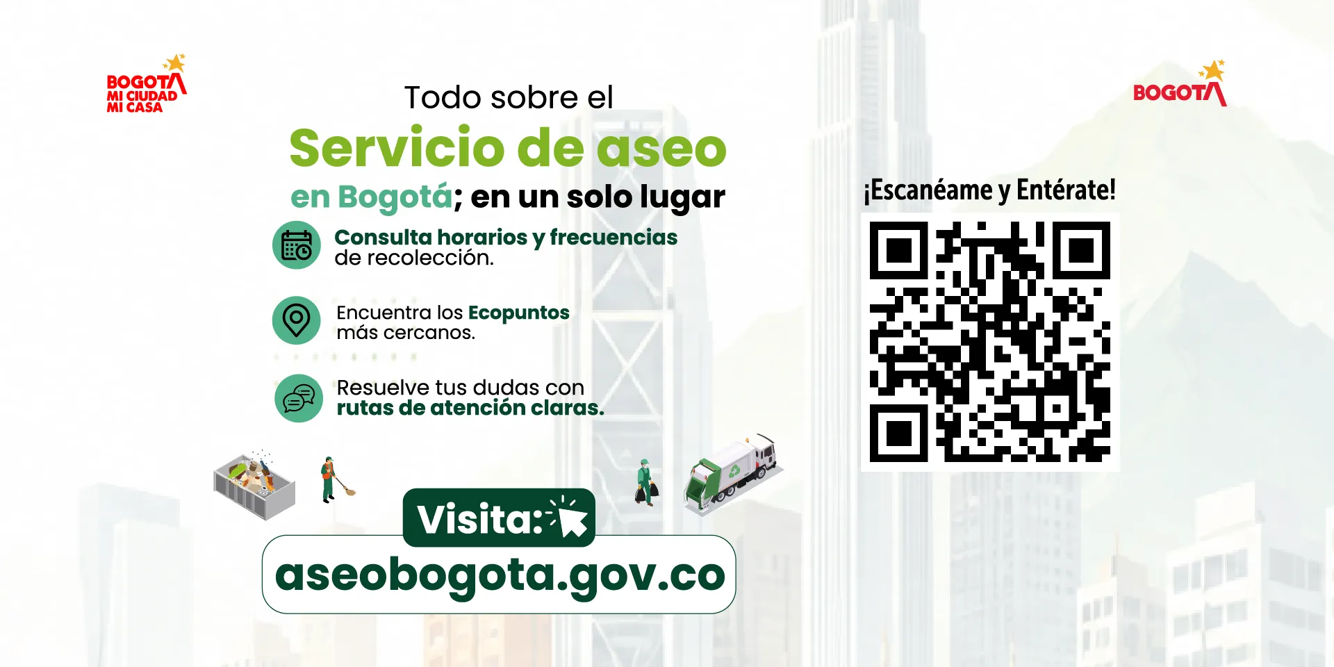 Todo sobre el servicio de ASEO en Bogotá